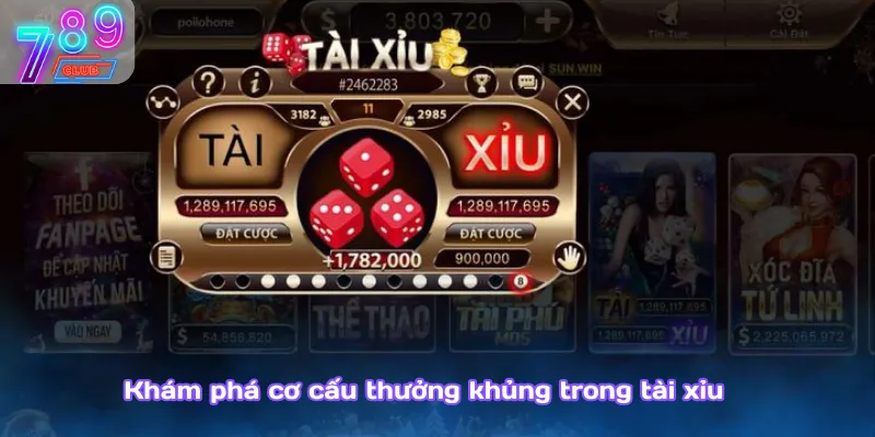 Tài xỉu nổ hũ – cược nhỏ săn thưởng to, hấp dẫn mỗi ngày 3 Khám Phá Cơ Cấu Thưởng Khủng Trong Tài Xỉu